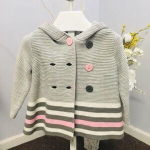 First Impressions hooded sweater 18M EUC